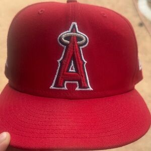 Angel Red Stadium Patch Cap